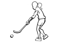 Acrobaties d’unihockey