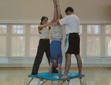Mini-trampoline: Appui renversé