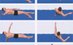 À l'article: Natation: Vue d’ensemble de la technique du dos