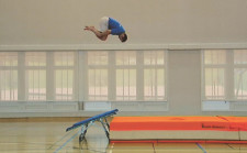 À l'article: Mini-trampoline: Salto groupé