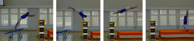 Mini-trampoline: Renversement