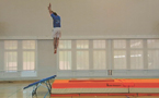 À l'article: Mini-trampoline: Demi-tour