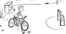 Velofahren: Geschicklichkeit à go go Velofahren: Geschicklichkeit à go go