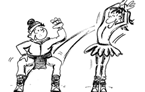 Vai all'articolo: Sci – Posizionare: La ballerina e il lottatore di Sumo