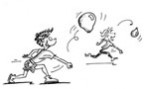 À l'article: Balle au poing – Mise en train: Ballon de baudruche