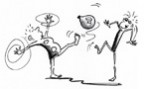 Zum Artikel: Fusstraining: Balljonglage
