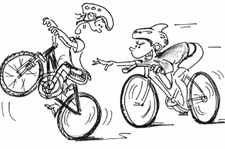 Vai all'articolo: G+S-Kids – Ciclismo: Lezione 2 «Padroneggiare la bicicletta»