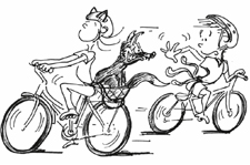 Vai all'articolo: G+S-Kids – Ciclismo: Lezione 3 «Frenare - padroneggiare»