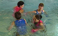 Zum Artikel: Wasserfitness – Ausdauer (Tiefwasser): Kreis um