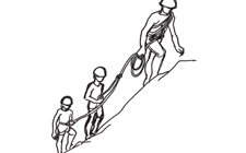 Vai all'articolo: G+S-Kids – Arrampicata sportiva: Lezione 10 «Arrampicata su facile cresta»