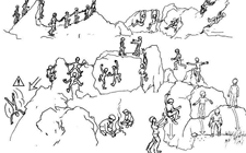Vai all'articolo: G+S-Kids – Arrampicata sportiva: Lezione 6 «Dalla marcia all’arrampicata senza corda»