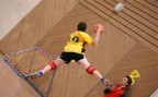 Zum Artikel: J+S-Kids – Tchoukball: Lektion 4 «Würfe: Den Winkel variieren»