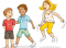Beweg dich und lerne – Geschicklichkeit: Pingpong