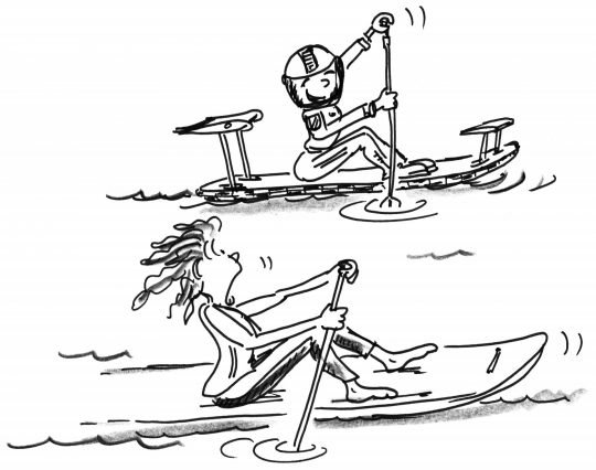 Stand Up Paddling Paddeltechnik SUP Rennen » mobilesport.ch
