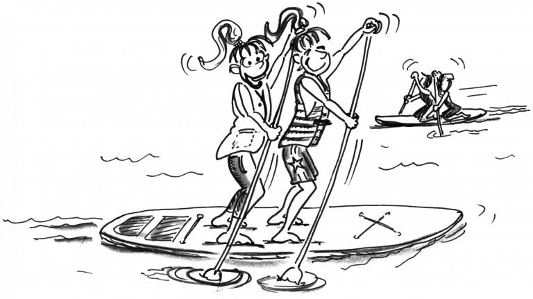 Stand Up Paddling Spass Zu zweit » mobilesport.ch