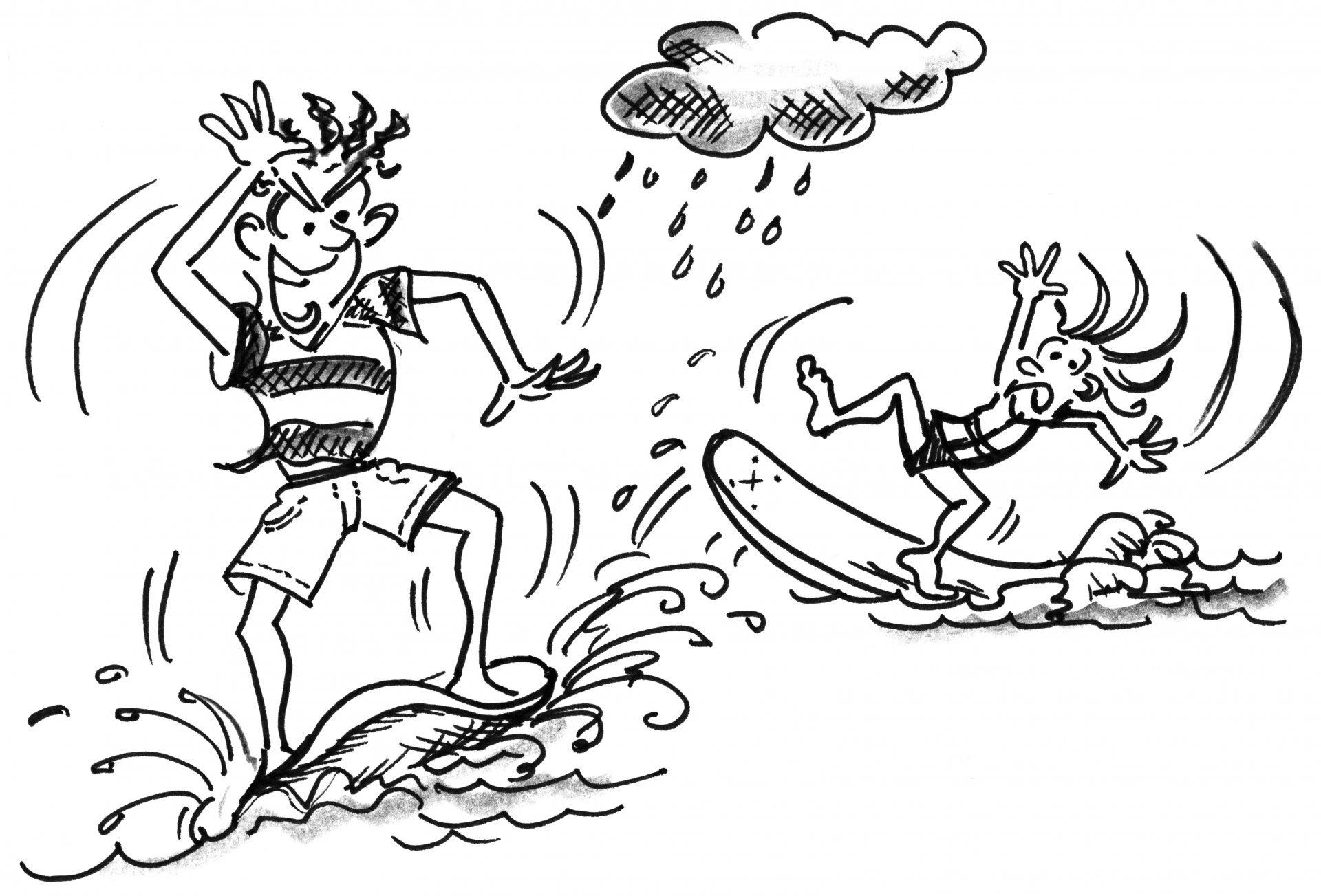 Stand Up Paddling Gleichgewicht Sturm auf dem See » mobilesport.ch