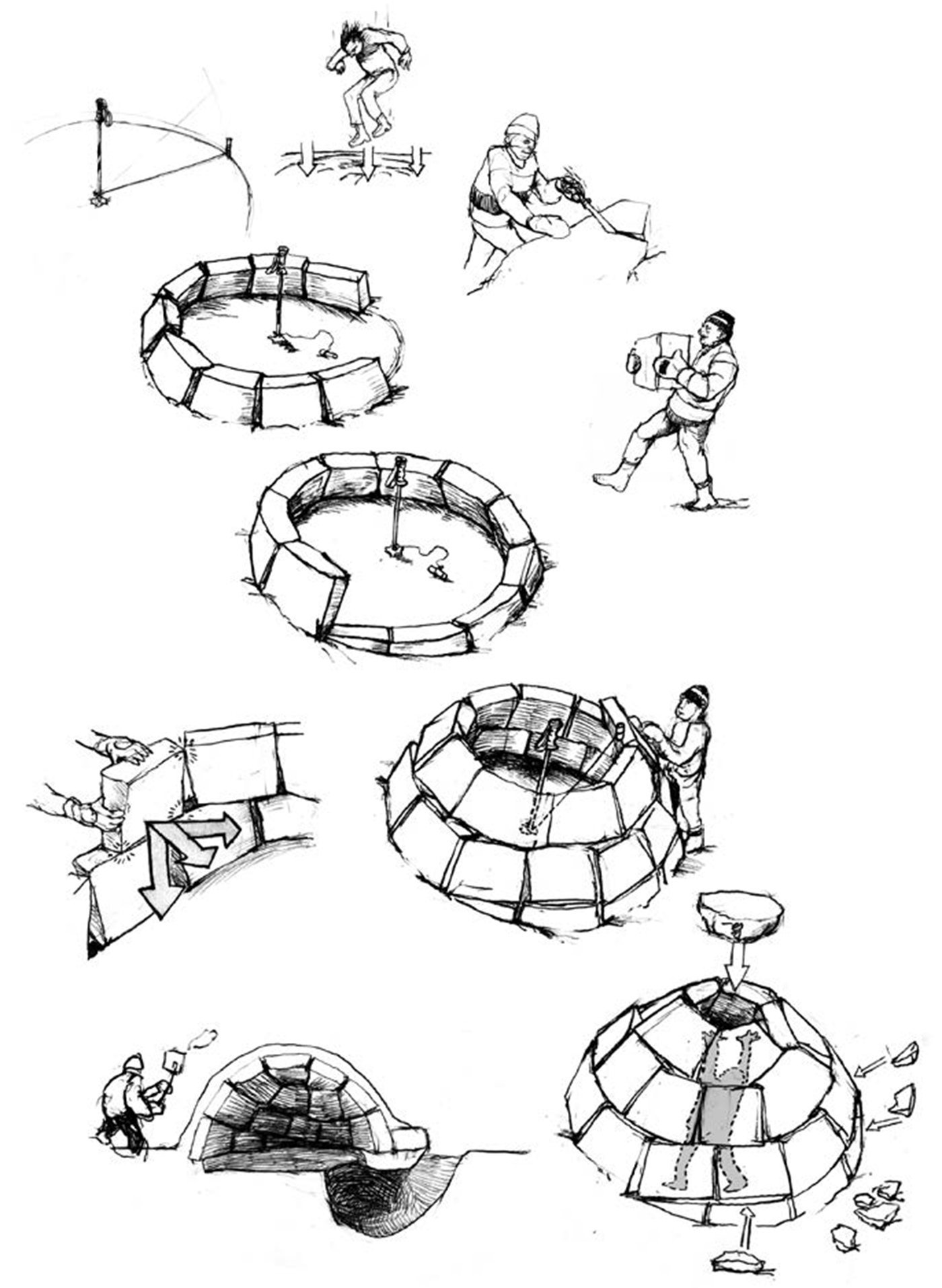 Camps De Sports De Neige Programme Special Construction D Un Igloo Mobilesport Ch