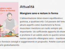 Consigli: Mangiare sano e restare in forma nella terza età
