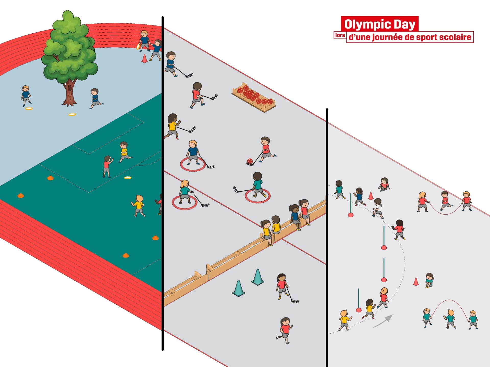 Key-Visual Olympic Day 2021 Swiss Olympic.