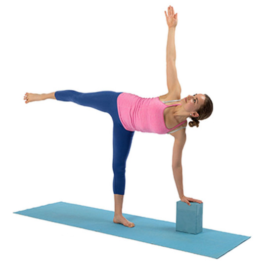 Yoga - En équilibre sur une jambe (B2): Demi-lune