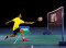 Badminton – Technique de frappe: Amorti au filet croisé côté coup droit