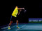 Badminton – Schlagtechnik: Drop Vorhand gerade geschnitten aus Vorhandecke