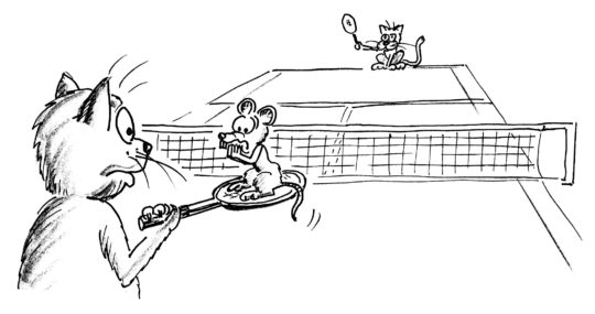 Jeux de renvoi avec enfants – Tennis: Le chat et la souris » mobilesport.ch