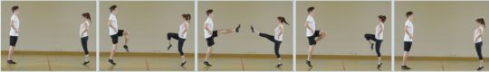 Reihenbild: Ablauf des Rock’n’Roll-Kicks
