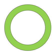 Disegno: un cerchio verde
