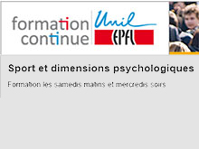 Formation continue: Sport et dimensions psychologiques