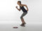 Training mit Hilfsmitteln – Sliding Pads: Star Lunge (Beine alternierend)