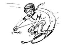 Skifahren Spiel Skifahren Spiel
