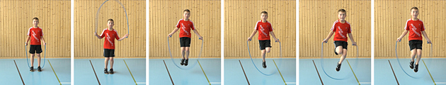 Leichtathletik – Tests: 2.4 Seilspringen – Niveau 2 (U8/U10) » mobilesport.ch