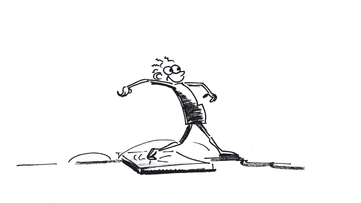 Rhythme – Athlétisme: Foulée de blocage dans le lancer » mobilesport.ch