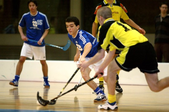 Foto: Spieler beim Duell.